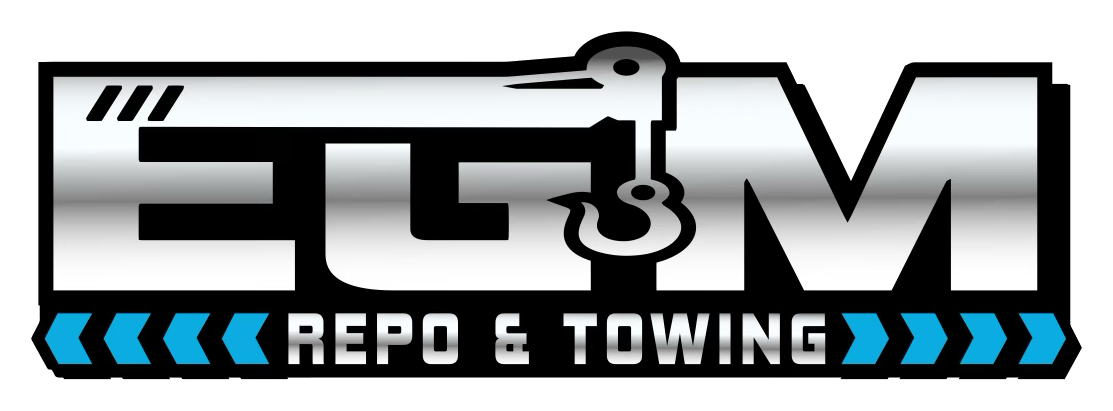 EGM Repo & Towing logo